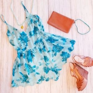 Teal Romper